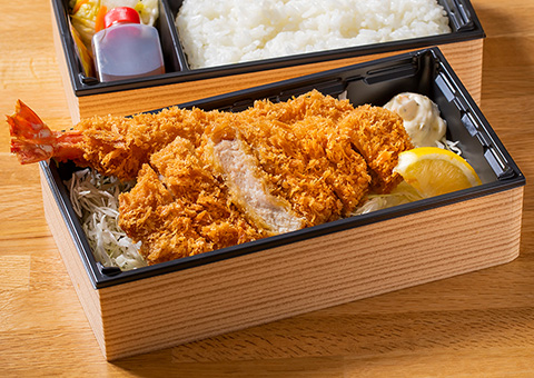 ロース海老フライ弁当